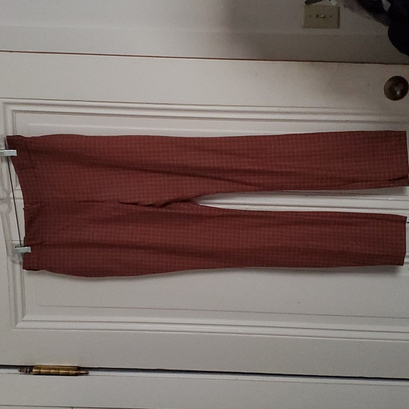 Sz 2 (M) NWT $890 Zimmermann Unbridled stovepipe checkered pants